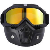 Resim Vintage Kask Gözlükleri Motosiklet Gözlükleri Kros Motosiklet Gözlükleri Kayak Gözlükleri 