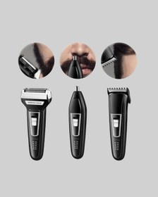Resim Streozd İnsua 3 Lü Tıraş Makinesi 3 Farklı Kesim Başlığı, Güçlü Motor, 60 Dakika Kullanım 