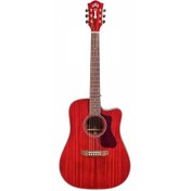 Resim Guild D-120CE CHR Elektro Akustik Gitar (Cherry Red) 