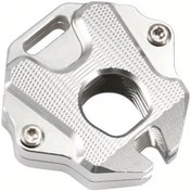 Resim Hightower Honda Cb650r 2019-2021 Motorcycle Cnc Anahtarlık Kılıfı Gümüş Renk 