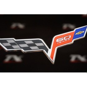 Resim Chevrolet 60.Yıl Krom Metal Bagaj Logo 