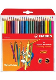 Resim Stabilo Color Standart Kuru Boya 24 Renk Askılı Paket 