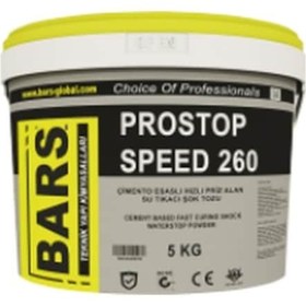 Resim Bars Çimento Esaslı Hızlı Priz Alan Şok Su Tıkaç Tozu 5 Kg. 