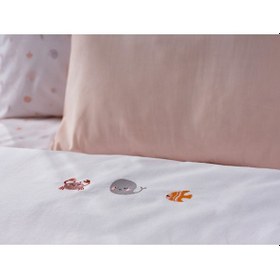 Resim Doqu Home Nakışlı Bebek Nevresim Takımı Akvaryum Bebek - Somon Çok Renkli 