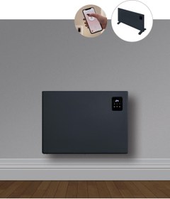 Resim AEON Elektrikli Panel Konvektör Isıtıcı Wifi 750 Watt Antrasit 