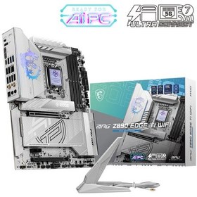 Resim MSI MPG Z890 Edge TI WIFI Intel Z890 9200 MHz (OC) DDR5 Soket 1851 ATX Anakart 