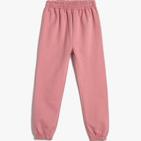 Resim Kız Bebek Basic Jogger Eşofman Altı Beli Lastikli Şardonlu Pamuklu 