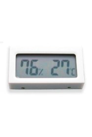 Resim QBR Home Dijital Isı ve Nem Ölçer Termometre Higrometre (Beyaz) 