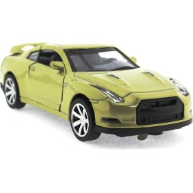 Resim Çek Bırak Nissan Benzeri Yeşil Metal Araba 