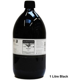Resim Rohrer&klingner Kaligrafi Mürekkebi Zeichentusche 29-airbrush-fırça-divit-sulu Boya 1000ml-770-black Siyah 