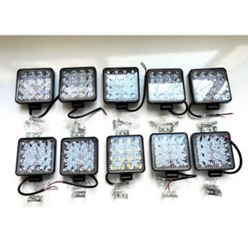 Resim First Led Projektör Off Road Çalışma Sis Lambası 16 Kare Power Led 10 Adet 
