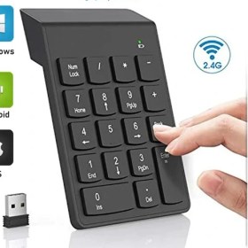Resim Powerax Wireles Numerik Klavye Kablosuz Numpad Numerik Keypad Klavye 