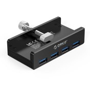 Resim Schulzz Orico 4 Port Usb 3.0 Kelepçeli Hub Adaptör Dönüştürücü Siyah 