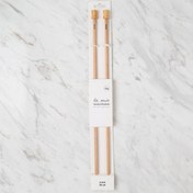 Resim La Mia Whitewood 6 mm 36 cm Ahşap Örgü Şişi 