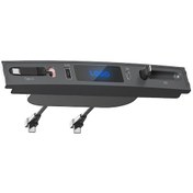Resim Padalink Aumotop Tesla Model 3/y Usb Hub Hızlı Şarj Çift Portlu Genişletme Kablosu İle 2021-2023 1 Adet 