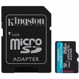 Resim KINGSTON 256GB mSD CanvasGo Hafıza Kartı SDC 3/256GB 