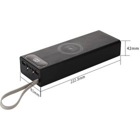 Resim Jms 225 W Kablosuz Şarj Hızlı Şarj 18650 Powerbank Kasa Seti 
