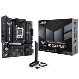 Resim Asus Tuf Gaming B850M-E WIFI 4xDDR5 3x M.2 HDMI DP Type-C Wi-Fi 6E Bluetooth v5.3 AM5 Soket Anakart 