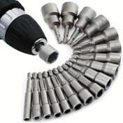 Resim 9/14 Parça Premium Güçlü Somun Sürücü Uç Seti - 1/4" Altıgen Sap, CRV Tornavidalar, Somun Sürücü Soket Uçları, 5-13mm Bağlantı Görevleri için Elektrikli Aletler - Dayanıklı, Yüksek Torklu ve Çok Yönlü 