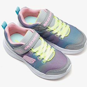 Resim Skechers Gri Kız Çocuk Yürüyüş Ayakkabısı 303518L GYMT SNAP SPRINTS 2.0 