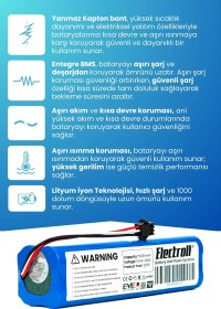 Resim Lenovo T1 Pro Uyumlu Batarya (ORJİNAL KAPASİTE) 5200mah Pil Robot Süpürge Bataryası Değişimi 