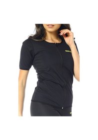 Resim Unisex Sweet Sauna Termal Fermuarlı Üst Siyah 