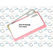 Resim Samsung Galaxy A70 A 705 kasa Arka Pil Kapağı Beyaz 