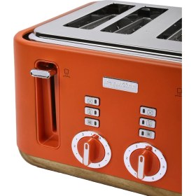 Resim Berghoff Gem Natural Turuncu Dört Dilim Ekmek Kızartma Makinesi 