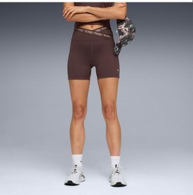 Resim Puma Strong Cf Short Kadın Kahverengi Tayt 
