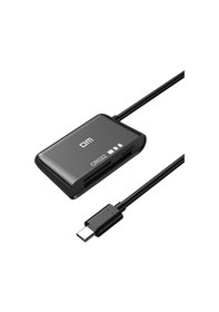 Resim DM CR022 USB Type-C to Micro SD TF SD ve CF Kart Okuyucu 