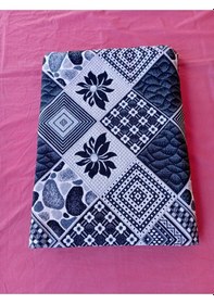 Resim Savan Halı Örtüsü 6 M² Siyah - Pudra 