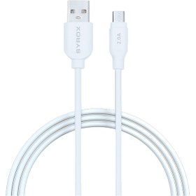 Resim Syrox Telefon Tablet Bilgisayar 2.0A. MICRO Kısa/Küçük Powerbank Kablosu 20cm 