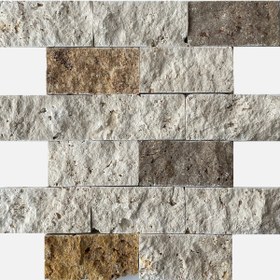 Resim Delta Doğal Taş Miks Traverten Patlatma 4,8x10cm 