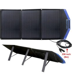 Resim AP3XSP 3 x 30W Çanta Tipi Katlanabilir Güneş Enerji Paneli 