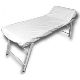 Resim Beyaz Muayene Masa Örtüsü Yıkanabilir Silinebilir Sedye Örtüsü 