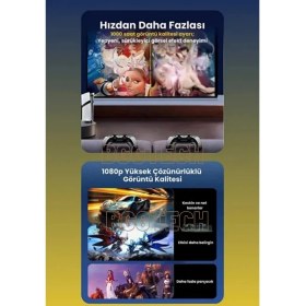 Resim Gs5 Pro Oyun Konsolu 4K Destekli, Çift Kollu Kablosuz, 53 Emulatör, 30.000 Oyun 