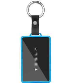 Resim Model Y İçin Kart Koruyucu Kılıf Mavi Renk - Anahtarlık - Kart Koruyucu 