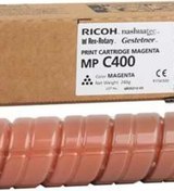 Resim Ricoh MP C400 Magenta Kırmızı Orjinal Fotokopi Toneri MP C300-401 10.000 Sayfa 