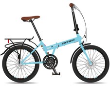 Resim CARRARO FLEXI 121 HD 20 KATLANIR BİSİKLET 350H 21-V MAVİ(BUKALEMUN) SİYAH 