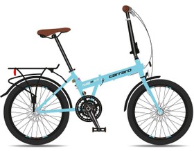 Resim CARRARO FLEXI 121 HD 20 KATLANIR BİSİKLET 350H 21-V MAVİ(BUKALEMUN) SİYAH 