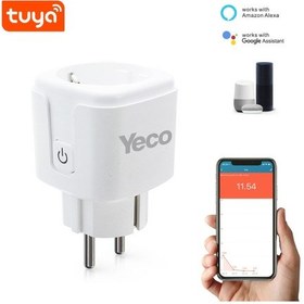 Resim Yeco Sp-16 Akıllı Priz, Wi-fi Uyumlu, Telefonla Kontrol, 16a Akım Koruma, Enerji İzleme 1 Adet 