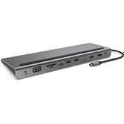 Resim INC004BTSGY USB-C 11-in-1 Multiport Dock Belkin