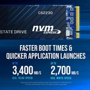 Resim PNY CS2230 2TB 3300/2600 NVMe PCIe M.2 SSD (M280CS2230-2TB-RB) 