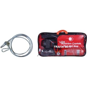 Resim Özel Oto Aksesuar Çantalı Demir Çekme Halatlı Trafik Seti 