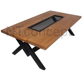 Resim Ntconcept Masif Ağaç Loft Sehpa 