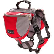 Resim Shineyee Kırmızı Köpek Sırt Çantası, Yolculuk İçin Yansıtıcı Şeritli, M Boyutu, Nylon+pvc Malzeme, Kuyruk Tasarımı Kırmızı 