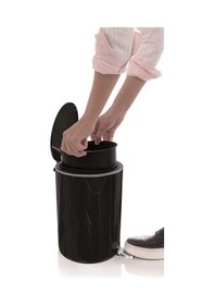 Resim Primanova Lenox 5 Lt Pedallı Çöp Kovası Siyah 