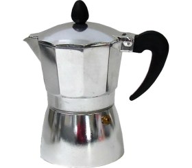 Resim UltraMint Alüminyum 3 Cup Moka Pot, Pratik ve Şık Kahve Demleme Aracı 