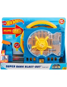 Resim Hot Wheels Tekerlekli Yarış Dünyası Oyun Seti - Bankadan Kaçış Heyecanı GBF96 