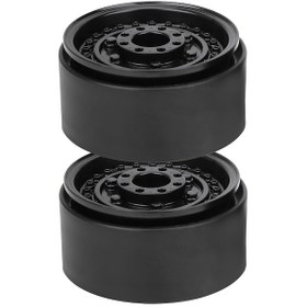 Resim Adet G06 1,9 İnç Metal Jant Göbeği Rc Paletli Rc Tırmanma Römork Parçaları Siyah 